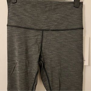 Lululemon gray leggings, size 8.